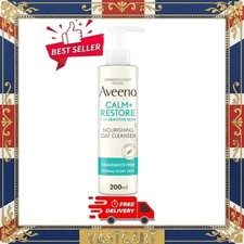 AVEENO Face CALM+RESTORE Nourishing Oat Cleanser (1x 200 ml (Pack of 1) 
