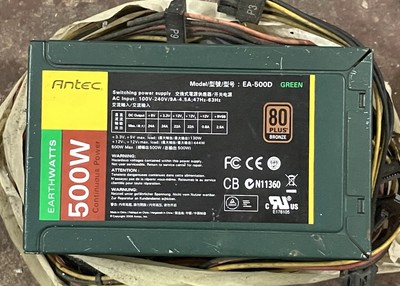 Antec EA-500D Green Earthwatts 500W 80 Plus Bronze Switching Power Supply