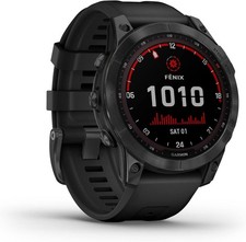 Garmin Fenix 7 Solar Premium Multisport GPS Watch 47mm OLED Black Immaculate