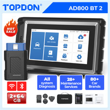 Topdon Ad800bt 2 Obd2 Bidirectional Scan Tool Professional Car Diagnostic