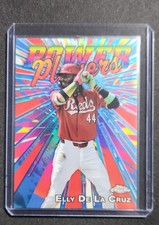 2025 Topps Chrome Logofractor Edition - Power Players Elly De La Cruz #PP-16
