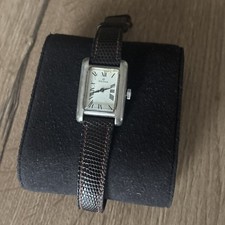 MONTRE GOLANA FEMME ART DÉCO MÉCANIQUE ARGENT MASSIF FONCTIONNE