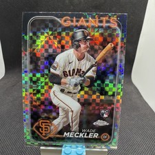 2024 Topps Chrome Wade Meckler X-Fractor Xfractor RC #22 Giants
