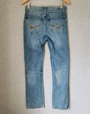 Wrangler 20X Boys Blue Jeans Size 16 Regular Adjustable Waist Cowboy Pants