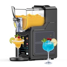 RICHDAY SLUSHIE MACHINE FOR HOME 88OZ FROZEN DRINK MAKER NO ICE SL-3025 - GRAY