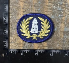 Vintage Lighthouse Service Keepers Dress Uniform Hat Insignia Patch
