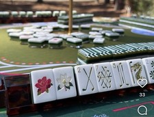 Country Club Golf Style mah Jong Tiles Set