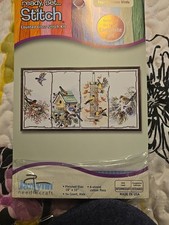 Janlynn Four Seasons Birds Counted Cross Stitch Kit 18 X 10 Ship
