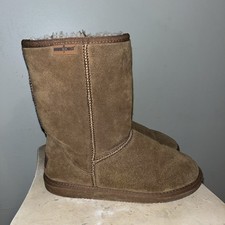 Minnetonka Women's Boots 8M Brown Suede Sheepskin Lining ID 80061