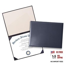 Diploma Cover 8.5 x 11 Vertical Opening Diploma Holder 1 - Pack Navy Blue