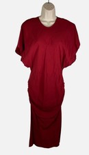 Stella McCartney Women's Red Ruby Draped Dress Size 42