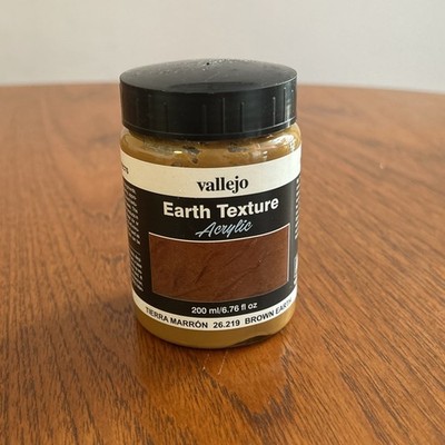 Vallejo Earth Texture (Brown Earth) 200ml - 26.219 - Neu & Versiegelt