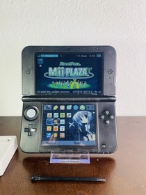 Nintendo 3DS XL LL Gray Handheld English Console Charger Stylus SD US TESTED