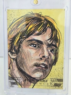 Topps 2024 Star Wars Masterwork / Sketch by Jeffrey Benitez / Luke Skywalker 1/1