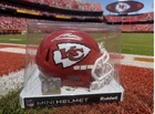 Kenneth Walker III Autographed Kansas City Chiefs Mini Speed Helmet Beckett Cert