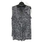Lane Bryant Swing Sleeveless Pleat Front Top Women's Plus Size 22/24 Career