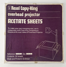 Rexel Copy King OHP Transparencies – Vintage OHP Sheets – Original Box
