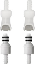 2PCS Quick Connect Hose Fittings Plastic Coupling Connector for Hose Use