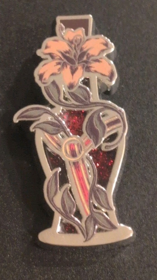 Rapunzel Villains Potion Bottle Liquid Glitter Enamel Pin Disney Mother Gothel