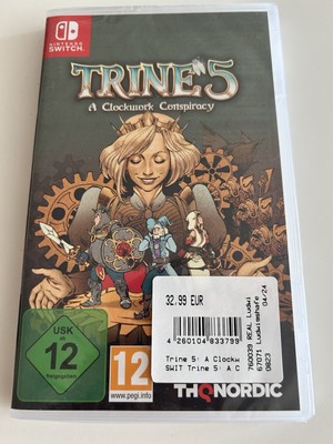 Trine 5 - A Clockwork Conspiracy, Nintendo Switch Spiel, 2023, NEU & OVP