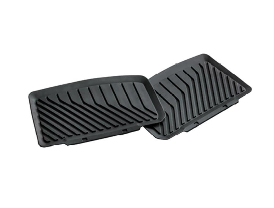 Audi 4K1061501041 Premium Rubber Foot Mats 2 x Front Rubber Mats All Weather Black with A6 lettering
