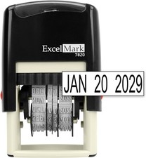 Effortless Self-Inking Rubber Date Stamp - Ideal for Shipping  Documents