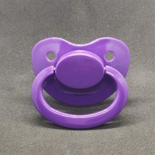 Adult Pacifier Adult Dummy ABDL #6 DARK PURPLE 