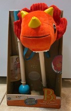 B Toys Hop N Ride Tommy Triceratops Fun Sounds Age 2  new in box 