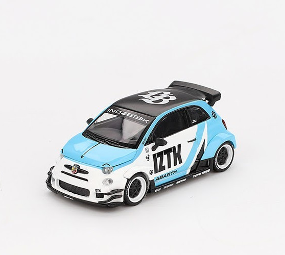 1/64 MINI-GT MGT01051-L Fiat 595 Abarth LB Works Abas Works 2024 Modellauto-image