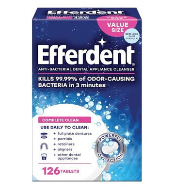 Efferent Cleaning Tablets Denture Cleaner (6 Pack)