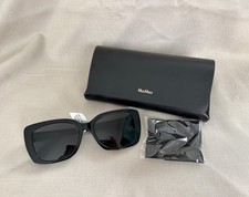 MAX MARA MM0158-K Sunglasses Size 15X5.5cm black Women NEW