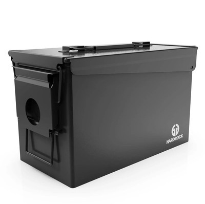 HARDROCK 50 Cal Ammo Can Metal 9mm Ammo Box storage crate case For Shotgun bu...