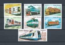 GUINÉE BISSAU - 1989 YT 521 à 527 TRAINS - TIMBRES NEUFS** MNH