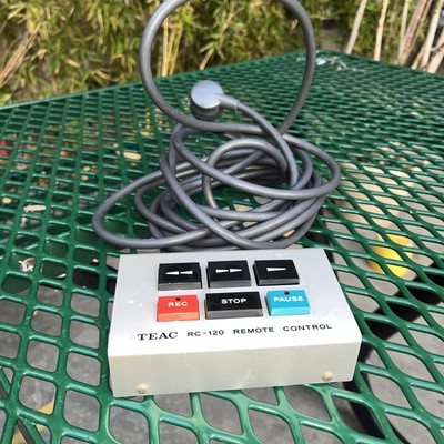 VINTAGE TEAC RC-120 WIRED REMOTE CONTROL untested 