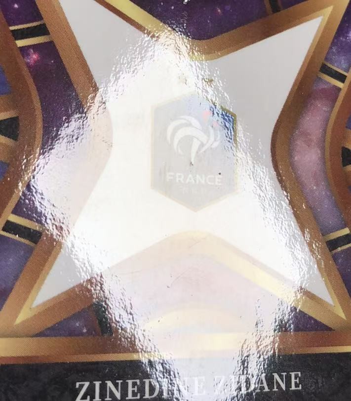 1/1 One of One 2025-26 Panini Select World Cup Zinedine Zidane Auto Stars Black view 3