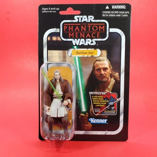 Star Wars 3.75" Vintage Collection TVC VC75 Qui-Gon Jinn Carded New