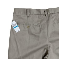 NEW IZOD KHAKI Pants Men's Size 36 x 32 American Chino Straight Fit NWT