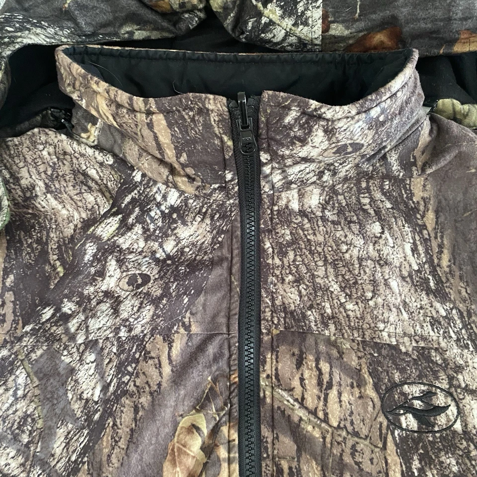 Redhead Men’s Jacket Full Zip Mossy Oak Camo Thinsulate Removable Hood Sz Large - Image 2 of 4