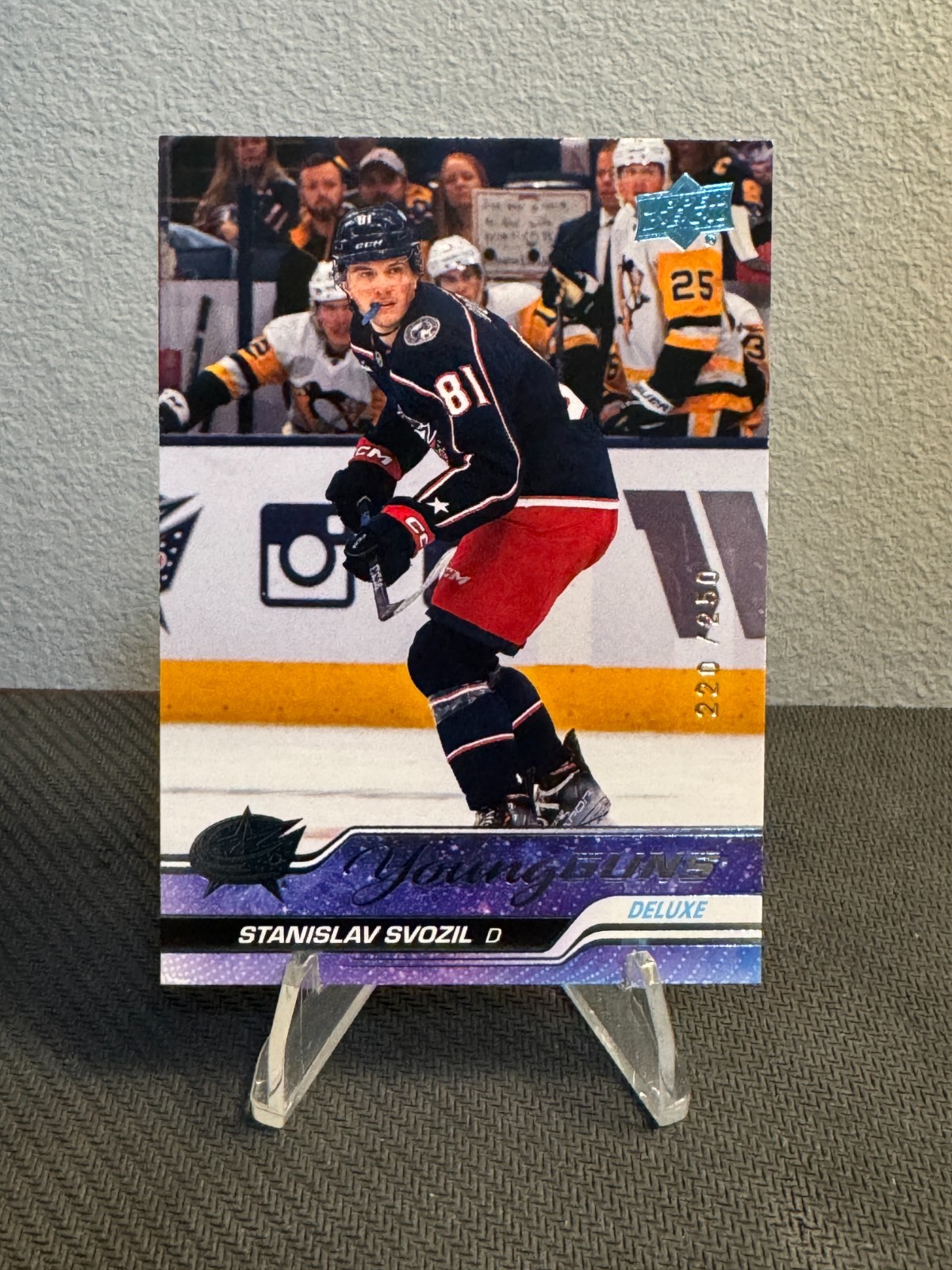 2023-24 Upper Deck Series 2 - Young Guns Stanislav Svozil #461 Deluxe /250 (RC)