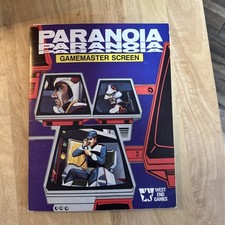 West End Paranoia 1E Gamemaster Screen Bag VG 