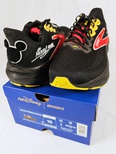 Men's 10 Wide NEW Brooks X Run Disney Ghost 17 Mickey Mouse 2026 Black 2E