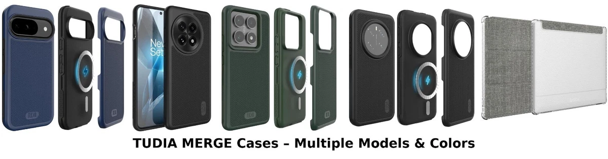 Custodia TUDIA Merge Per OnePlus 8 Pro - Doppio Strato Antiurto Grado Militare Sottile Nero Opaco 1085236