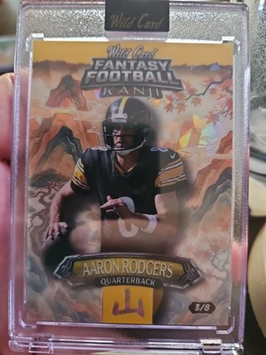 Wild Card Fantasy Football Kanji 2026 Aaron Rodgers Steelers AR 3/8