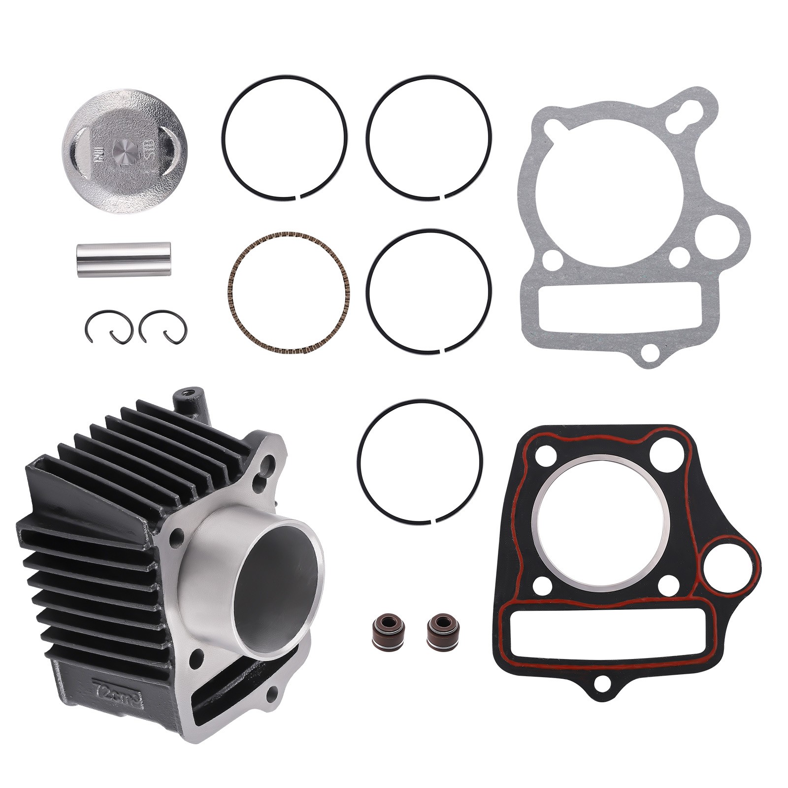 Cylinder Head Piston kit for Honda CT70  1969-1994  for Honda XR70R  1997-2003