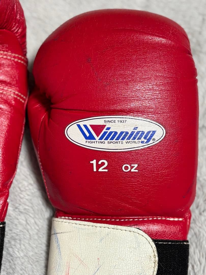 Winning 12oz Red Boxing Gloves Used | eBay