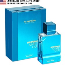 Al Haramain Amber Oud Aqua Dubai Extrait de Parfum Spray 2 oz / 60 ml New