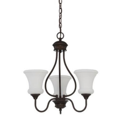 Sunset Lighting F23003-64 3 Light 100W VALARE Chandelier UP Provincial Bronze