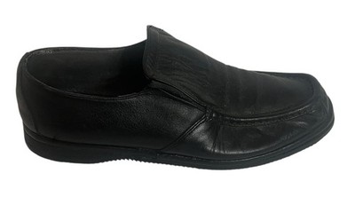 Mens Vintage Johnston Murphy After Hours Black Loafers Sz 9W