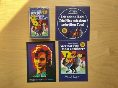 MC - Wer hat Phil Moss entführt? - Manuel Backert - OVP + 2 Autogrammkarten