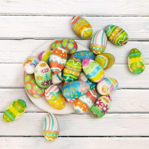 Easter Squishy Eggs Slow Rising Stress Ball Soft Fidget Squeeze Easter - Picture 2 of 5